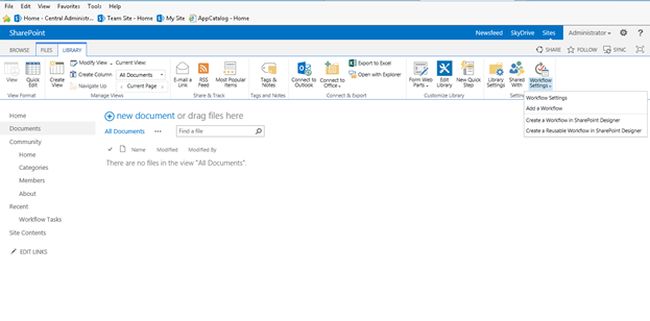 Document Library displaying SharePoint Designer